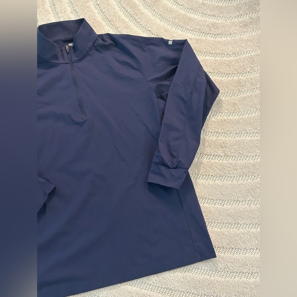 Uniqlo DRY-EX UV Protection Half-Zip T-Shirt Jacket Pullover in Blue - L - Picture 6 of 13